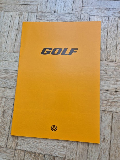 VW Golf mk1 gy�ri prospektus eredeti katal�gus OT 