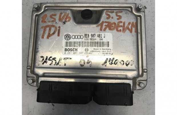 VW Passat B5.5 2,5 V6 TDI motorvezérlő 8E0 907 401 J