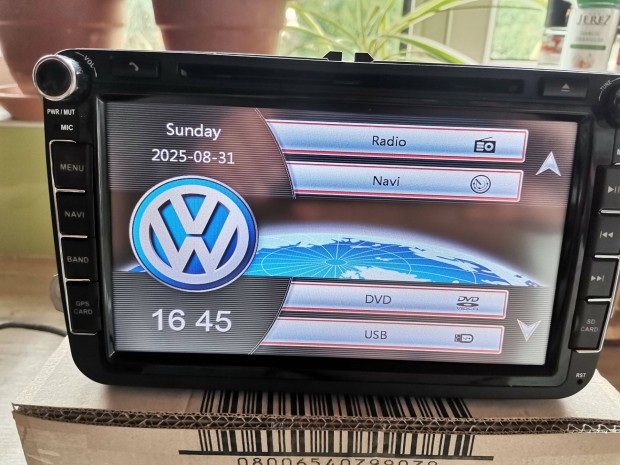 VW Passat B5 Fejegység Multimédia 8" Win CE Navi GPS Extrák!