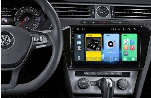 VW Passat B8 Android autrdi fejegysg gyri helyre 1GB-4GB Carplay