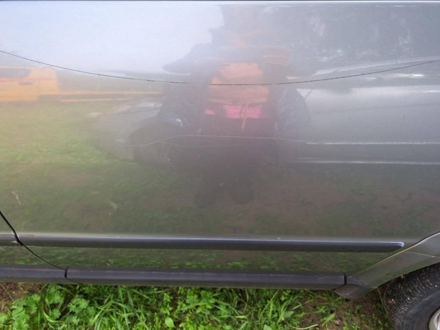VW Passat B 5.5 bal hátsó ajtó LD7W