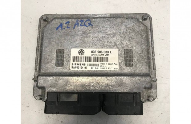VW Polo 9N 1,2 12V Azq motorvezrl 03E 906 033 L