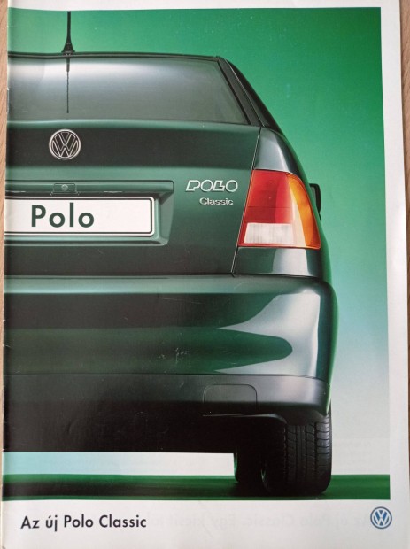 VW Polo Classic gyri prospektus - gyjti llapotban