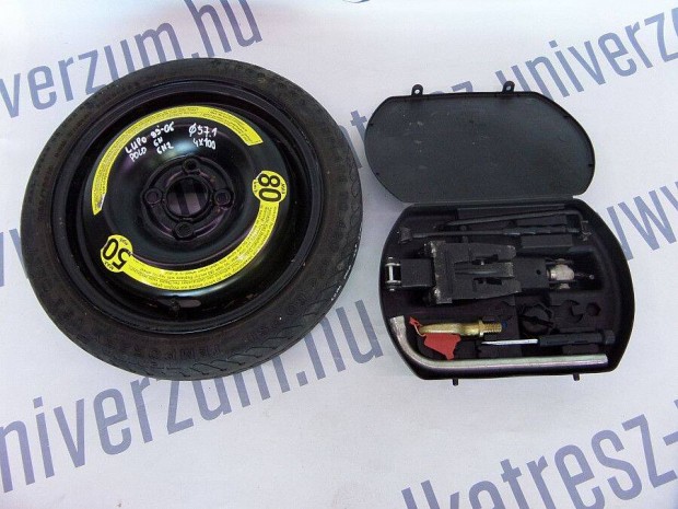 VW Polo Lupo 4x100-as 14 mank kerek emel, kerkkulcs, jszer