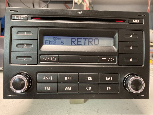 VW RCD200 MP3 gyári vw autórádió-CD Mp3 eladó