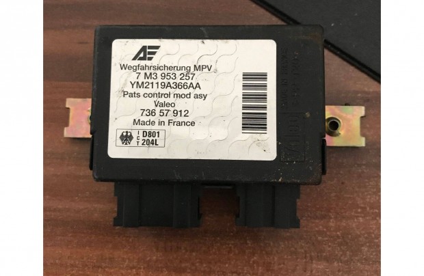 VW Sharan 7M - immobiliser vezérlő 7M3 953 257