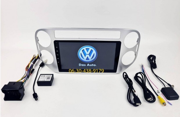 VW Tiguan Golf Plus Android autrdi multimdia fejegysg navi 1-6GB