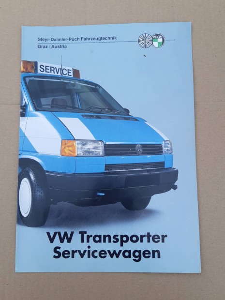 VW Transporter Servicewagen T4 prospektus