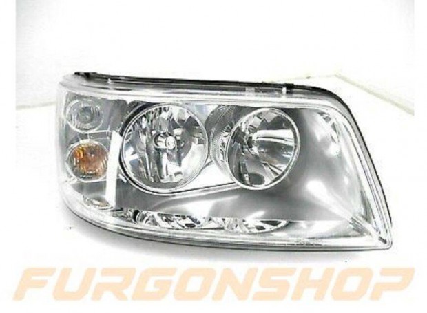 VW Transporter T5 fényszóró. 2003- Első lámpa
