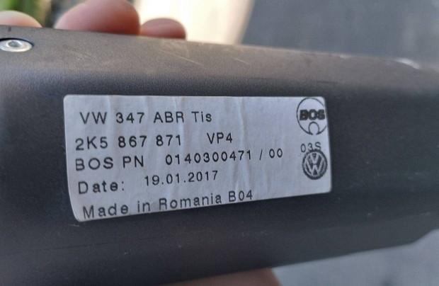 VW Volkswagen Caddy csomagtér roló kalaptartó 2015 -
