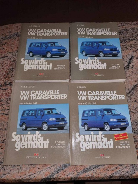VW Volkswagen T4 Transporter, Multivan, Caravelle kézikönyv, leírás