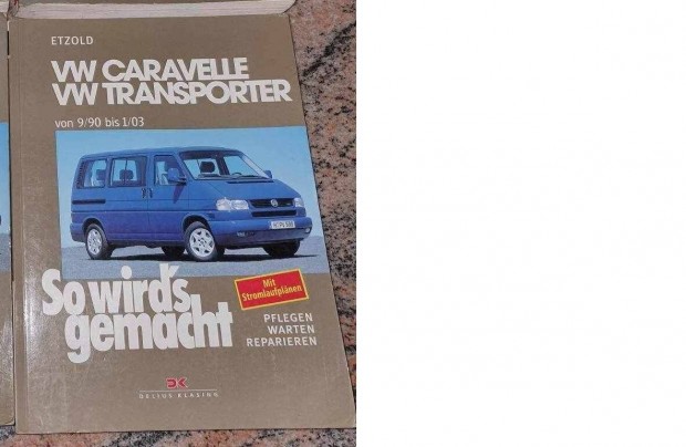 VW Volkswagen T4 Transporter, Multivan, Caravelle k�zik�nyv, le�r�s