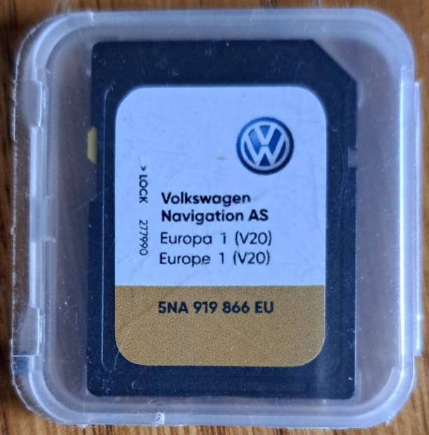 VW Volkswagen (Skoda) V20 navigációs 32GB-os SD-kártya