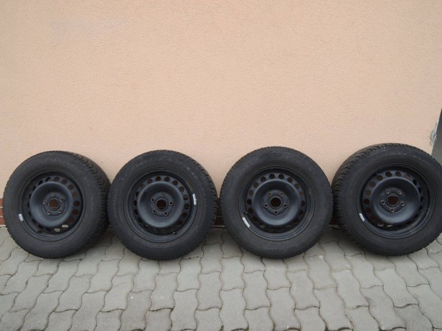 VW, AUDI, SEAT, Skoda 15" 4db lemez felni rgi gumival