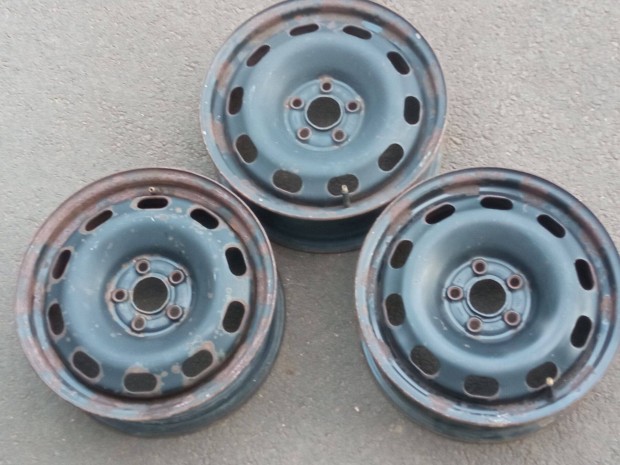 VW, Skoda, Audi, Seat 6x15, 5x112 acélfelni 3 db