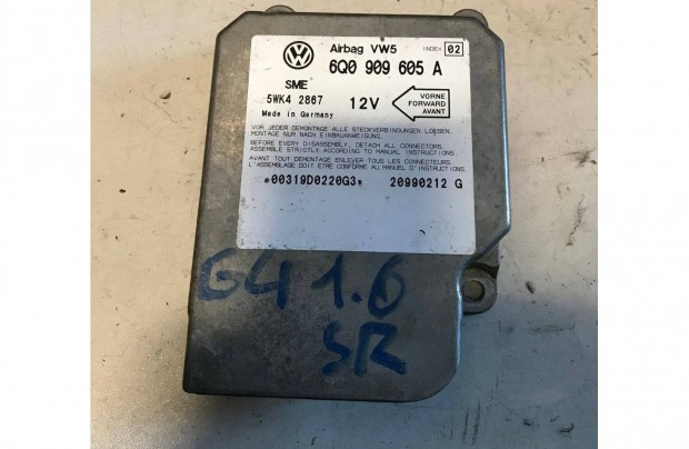 VW csoport Leon 1M - légzsákvezérlő 6Q0 909 605 A