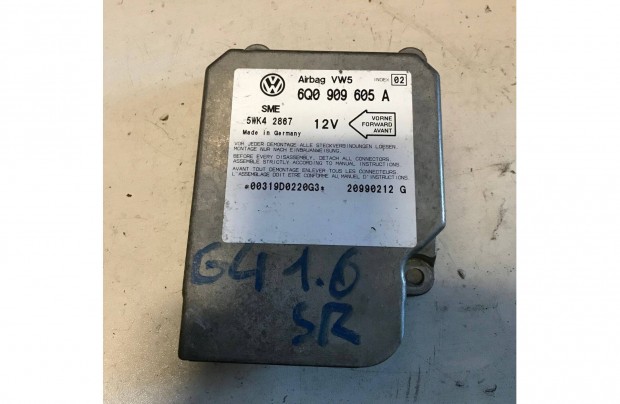 VW csoport Octavia I - légzsákvezérlő 6Q0 909 605 A