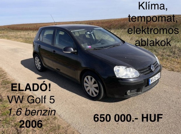 VW golf 5 2006 1,6 benzin (2006)