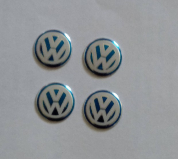 VW indtkulcs (aut kulcs) emblma 14, 10 mm-es kk, fekete, piros