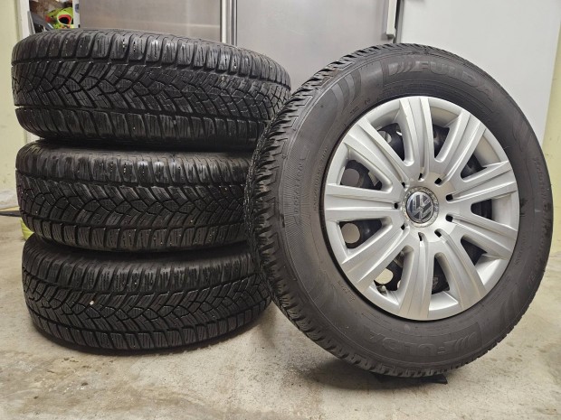 VW lemezfelni dsztrcsa +Tpms, 215/65 r16 Fulda tli gumik 