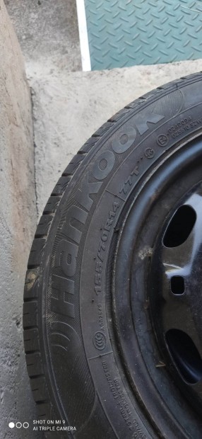 VW polo lezfelni nyári gumival 155/70R14 5x100