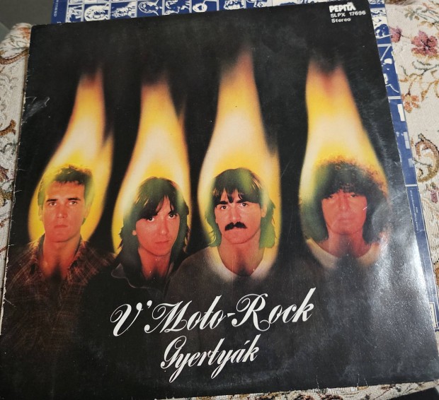 V'Moto-Rock bakelit vinyl lp lemez