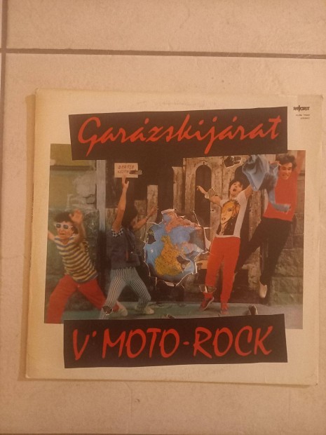 V'Moto-rock bakelit lemez