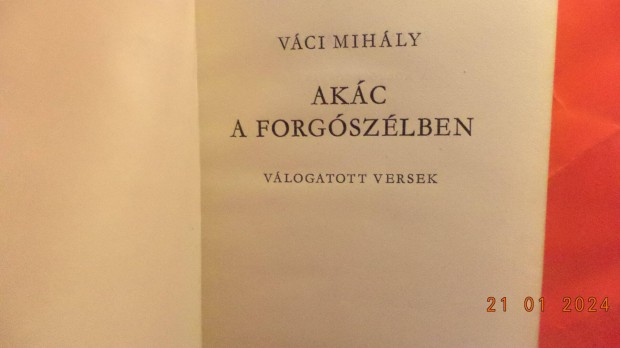 Vci Mihly: Akc a forgszlben