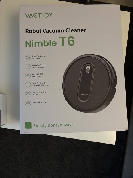 Vactidy Nimble T6 robotporszv