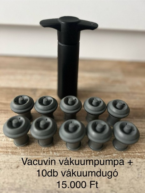 Vacuvin vkuumpumpa+vkuumdug