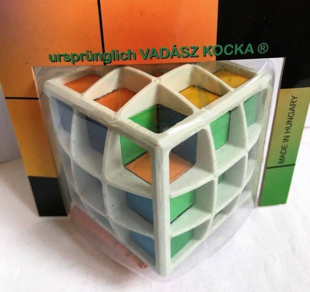 Vadsz kocka retro magyar, nagyon szp logikai jtk 1996 rubik fle