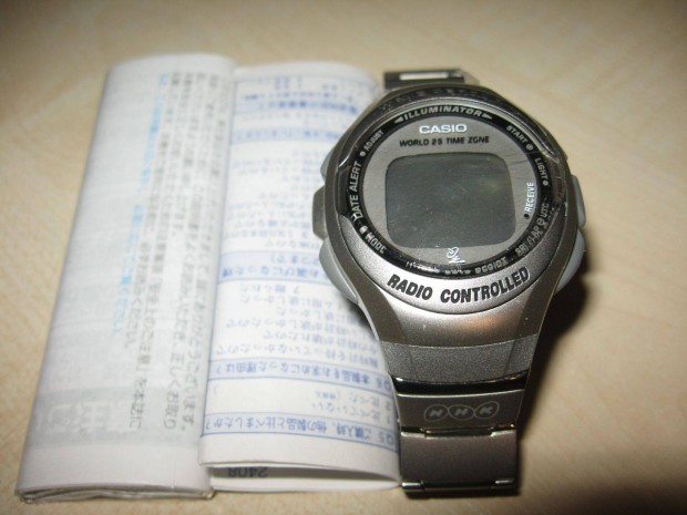 Vadonat j Casio Wave Ceptor Rdi Irnyts Frfi Karra Dobozos