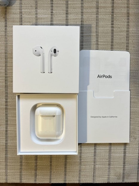 Vadonatuj Eredeti Airpods 2 