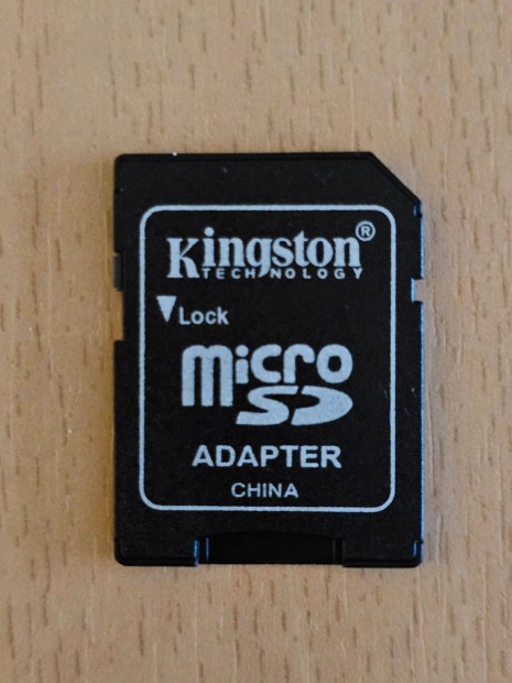 Vadonatj Kingston micro SD -> SD krtya adapter