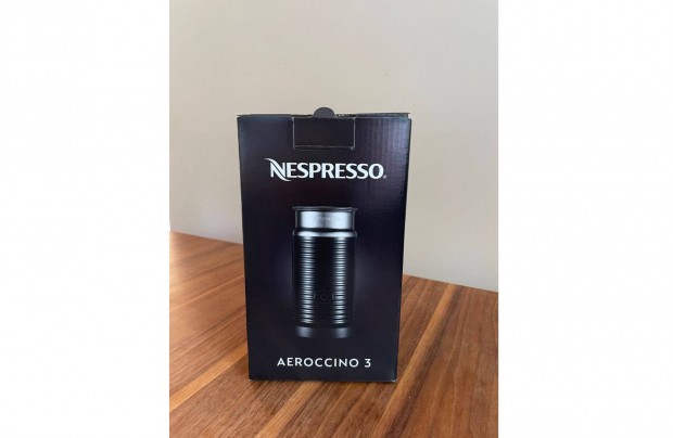 Vadonatj Nespresso Aeroccino 3 fekete elad