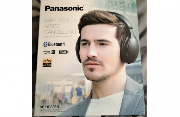 Vadonatj Panasonic Bluetooth fejhallgat, aktv zajszr, garancia