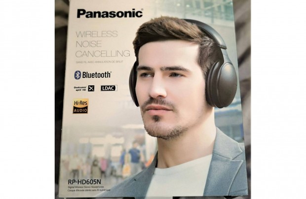 Vadonatj Panasonic RP-HD605N Bluetooth fejhallgat aktv zajszrvel