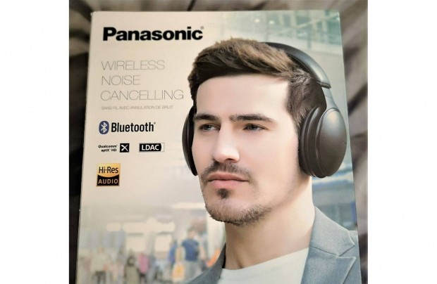 Vadonatj Panasonic RP-HD605N aktv zajszrs, Bluetooth fejhallgat !