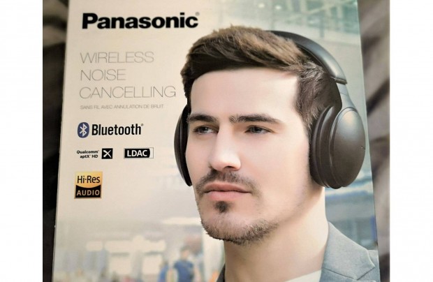 Vadonatúj Panasonic RP-HD605N aktív zajszűrős, Bluetooth fejhallgató !