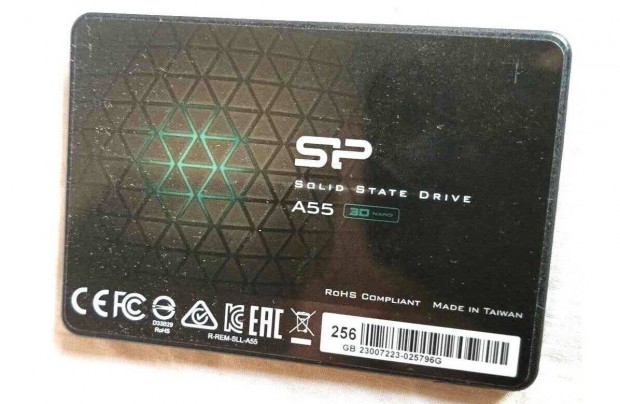 Vadonatj Silicon Power A55 2.5" 256GB SATA3 SSD, 2 v garancia