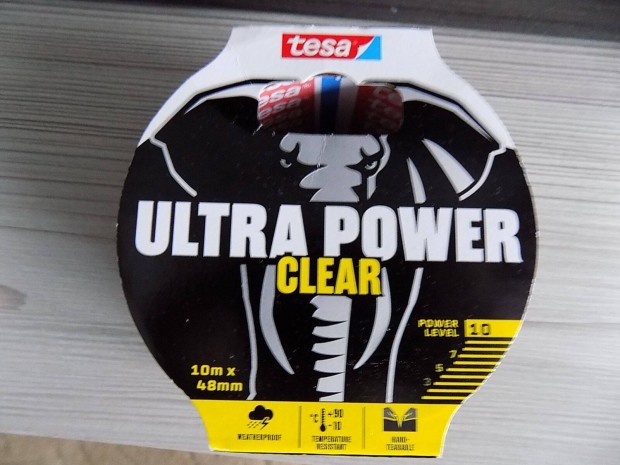 Vadonatj Tesa Ultra Power Clear szvetszalag, flron