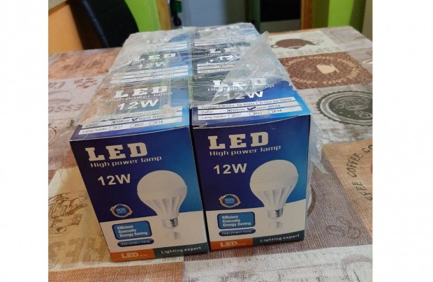 Vadonatúj, 220V/12W-os Led izzó eladó