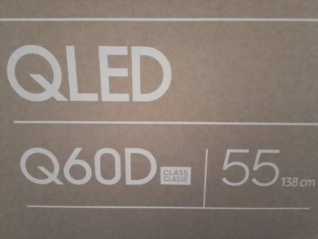 Vadonatj  ! Samsung Qled Q60D Smart TV 138 cm ( 2024 ) Garancival 