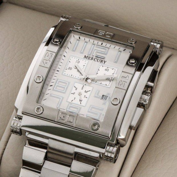 Vadonatj, garancilis svjci gyrts Mercury Chronograph luxusra