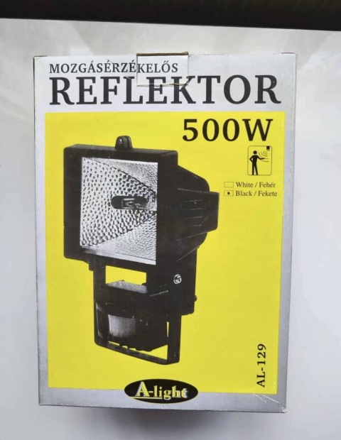 Vadonatj mozgsrzkels halogn reflektor 500W (izzval) IP54