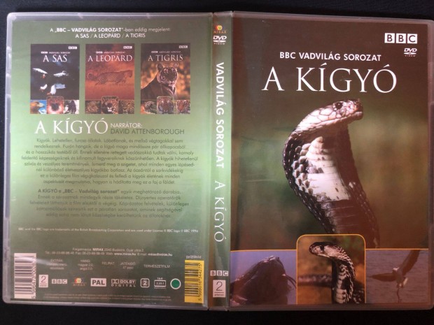 Vadvilg sorozat BBC A kgy DVD (karcmentes)