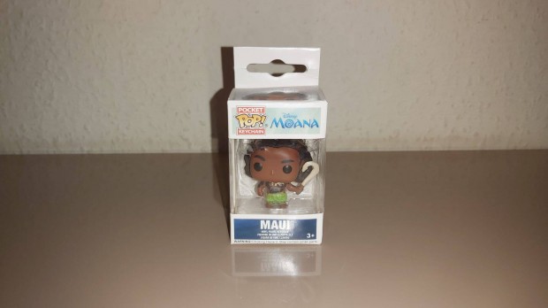 Vaiana Moana Maui kulcstart Funko POP dobozzal j kszleten szmlval