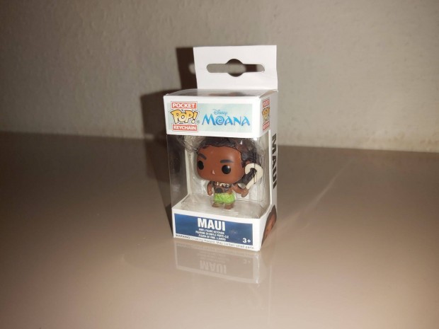 Vaiana Moana Maui kulcstart Funko POP dobozzal j kszleten szmlval