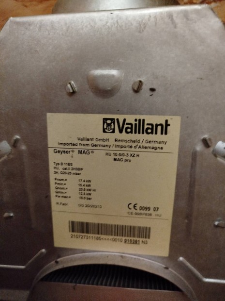 Vaillant tfolys vzmelegt 