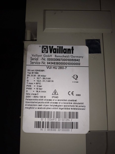 Vaillant gzkazn alkatrsz